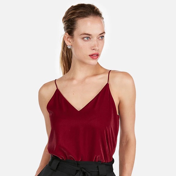 Express Tops Nwt Express Velvet Downtown Cami Poshmark